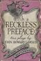 With a Reckless Preface: Two Plays By John Howard Lawson, The Pure in Heart and Gentlewoman