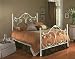 Twin Aynsley Bed with Frame (Alabaster) (59.38"H x 39.25"W x 80"D)
