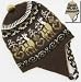 Handmade Reversible Alpaca Natural Fiber Hat - Famous Chocolate (Men/women)