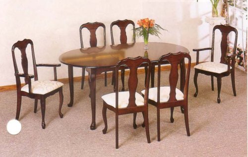 Pair of Cherry Finish Side Chairs