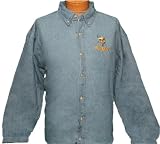 Extra Large (XL) - Blue Denim NFL Minnesota Vikings Button up Long sleeve shirt