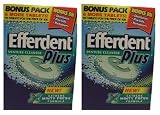 Sale  Efferdent Denture Cleanser Plus With New Extreme Minty Fresh Formula 114 Tablets (2 PACK)