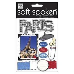 Soft Spoken Themed Embellishments - Paris Kids  ss-864