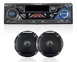 New PYRAMID 26KIT In Dash Car Stereo Cassette Tape Player w 4 Speakers