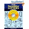 712 Decorative Letters