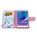 Note 5 Case, Galaxy Note 5 Wallet Case, U-Gem star Galaxy Note 5 PU Leather Wallet Stand Magnetic Cover Case for Samsung Galaxy Note 5,with SIM Card Adapter Kit+Screen Protector (Chrysanthemum)