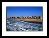 Great American Picture IS628126 Beachfront Homes Framed Photograph - Barry Winiker