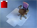 FloordirektPRO Office Chair Mat - Carpet Floor Protection - 100% Polycarbonate with Lip