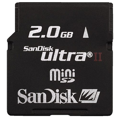 SanDisk 2GB Ultra II Mobile MiniSD Card