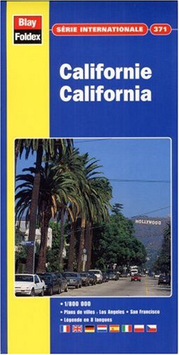 City Travel Guides Discounted  Livres : Carte routière et touristique : U.S.A. Californie, N° 371