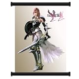 Final Fantasy XIII-2 Game Fabric Wall Scroll Poster (32
