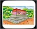 Mouse Pad with dwelling, trees, Mexico, home, architecture, field, building, house