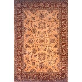 8'x8' Hand Tufted Indian Agra Collection Mahal Round Rug by Oscar Isberian Rugs