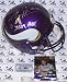 Percy Harvin Autographed/Hand Signed Minnesota Vikings Full Size Deluxe Replica Helmet