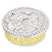 Gold-tone & Silver-tone Annunciation Small Rosary Box