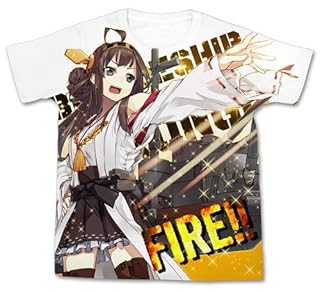 艦隊これくしょん -艦これ- 金剛 フルグラフィックTシャツ ホワイト サイズ:L