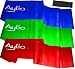 Aylio Fitness 3 Exercise Bands and Door Anchor (Low, Medium, Heavy)