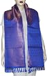 Ladies Scarves Brocade Silk Accessory 22 x 72 inches