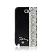ABC Black Fashion Girl Woman Fresh Sweet Cute Flip Wallet Leather Case Cover for Samsung Galaxy Note 2 N7100 (11)