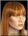 Long Red Blond Mix Wig wigs Bangs Skin Top Part *NEW*