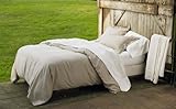 Coyuchi Organic Linen "Breeze" Duvet Cover - King - Natural