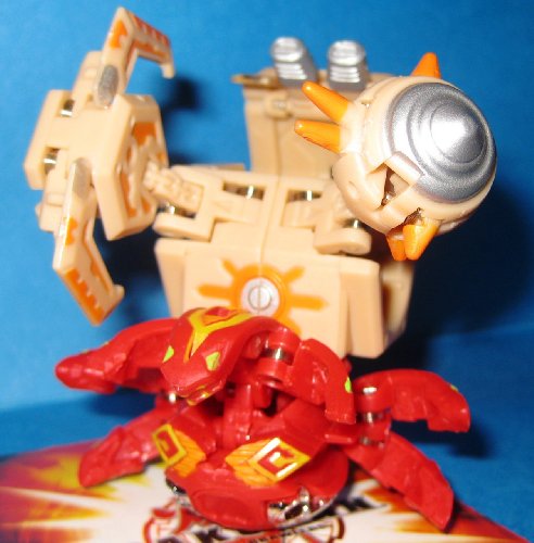 Bakugan Season 3 Pyrus Phosphos 760G + Weapon Pack