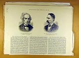 1888 LEVI LAW-REFORMER BRIGHT TELEGRAPH ENGINEER PRINT