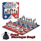 Red Sox Vs Yankees Chess Game w/ Free Storage Bag