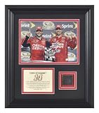 Tony Stewart - 2009 Sprint All Star - Framed 6x8 Photograph with Race Winning Tire LE of 314