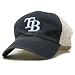 Apparel : Tampa Bay Rays Dirty Mesh Stretchfit Cap