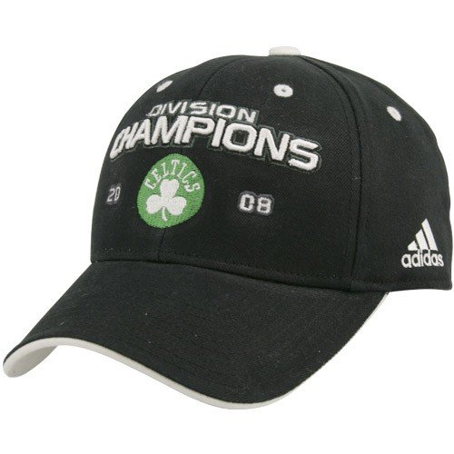 Buy adidas Boston Celtics Black NBA 2008 Division Champions Adjustable Hat by Adidas