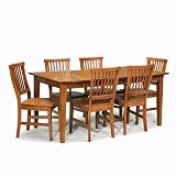 Cottage Oak SevenPiece Dining Set