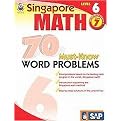 Singapore Math 70 Must-Know Word Problems, Level 6 (Workbook) (Paperback)