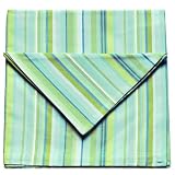 Lola Stripe Turquoise Tablecloth (52x72)