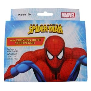 Marvel Spiderman Crayon -48 pcs Spider-man Crayon Set