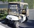 3 Sided Drivable Golf Cart Enclosure with Zippered door, fits E Z GO, Club Car and Yamaha G model