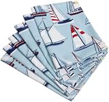 DII Printed Sailboats Napkin, Set of 6