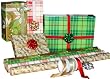 The Gift Wrap Company Traditional Elegance Wrap and Ribbon Assortment, 9-Count