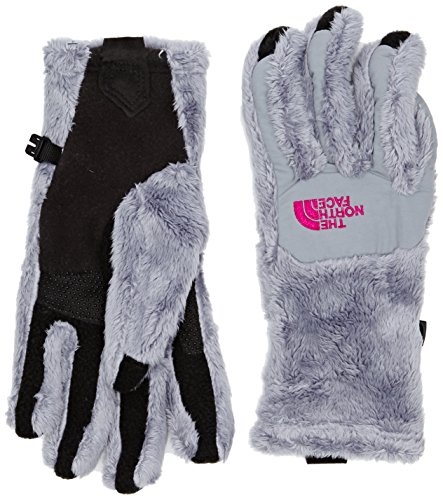 The North Face Denali Thermal Etip Glove Womens Mid Grey/Luminous Pink M