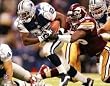 Emmitt Smith Dallas Cowboys NFL 8x10 Photograph Rushing Against the Redskins
