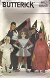 3492 Butterick Pattern - Childrens, Boys & Girls Halloween Costumes
