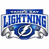 NHL Tampa Bay Lightning 11-By-17-Inch Traditional Look Wood Sign