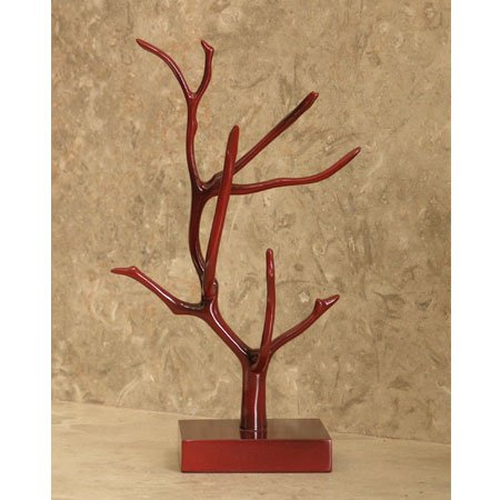 Petite Magnolia Jewelry Tree - Red - 11