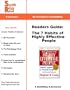 Readers Guide: The 7 Habits of Highly Effective People