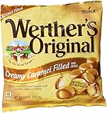 Werther's Original Creamy Caramel Filled Hard Candies, 5.5-Ounce Bags (Pack of 12)