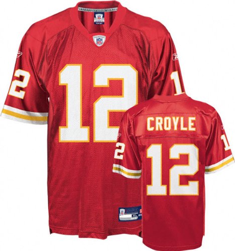 Brodie Croyle Youth Jersey: Reebok Red Replica #12 Kansas City Chiefs Jersey