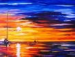 Original on Canvas giclee by Leonid Afremov - "FAR AND AWAY" Hand Signed Painting