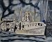Tybee Island GA Boat Decorative Ceramic Wall Art Tile 8x10