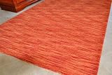 Orange Fusion 5' X 8' Hand Tufted Rug with Free Shipping
