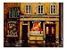 Cafe Java by Gilles Labranche. ART PRINT Canvas Rolled.. 29.00 inches width by 25.00 inches height. Highest Quality Art Poster Print